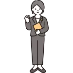 Female Lawyer Whole Body SVG Icon